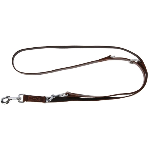 Kerbl Vegas treniruočių pavadėlis, 240cm/22mm, rudas