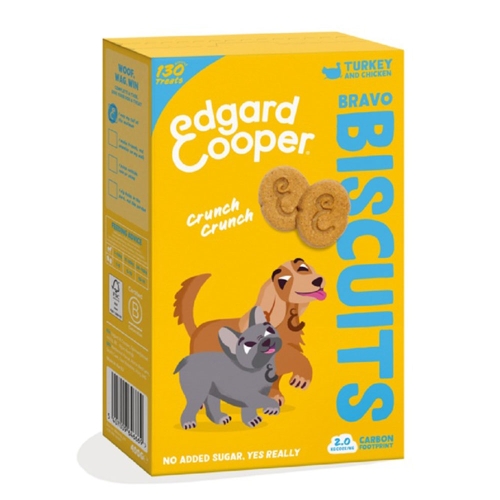 Edgard Cooper skanėstai-sausainiai šunims su kalakut. ir višt., 400 g