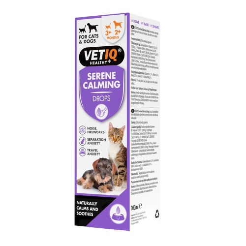 VETIQ Serene raminamieji lašai augintiniams, 100 ml