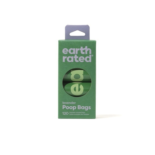 Earth Rated maišeliai ekskrementams, 120 vnt., levandų kvapo