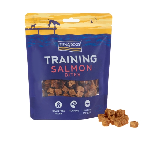 Fish4Dogs treniruočių skanėstai šunims - lašišos kąsneliai, 80 g