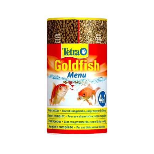 Tetra Goldfish Menu maistas auksinėms žuvelėms - granulės, 250 ml