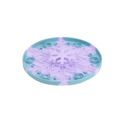 L&B SNOWFLAKE 3D UOSTYMO PADĖKLIUKAS KATĖMS, 16CM MĖLYNA/VIOLETINĖ* #