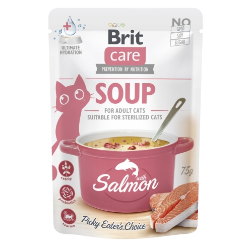 BRIT CARE SRIUBA KATĖMS SU LAŠIŠA, 75 G