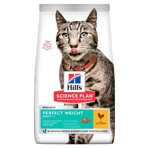 Hill's Feline Adult Perfect Weight maistas katėms 1,5kg