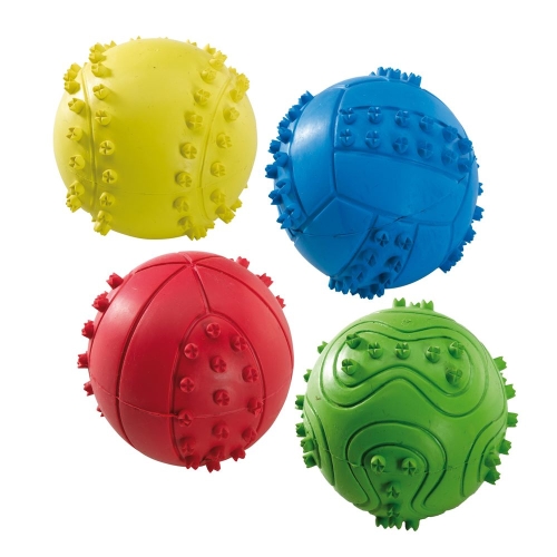 *Ferplast Ball guminis žaislas, 6 cm, įv. spalvų