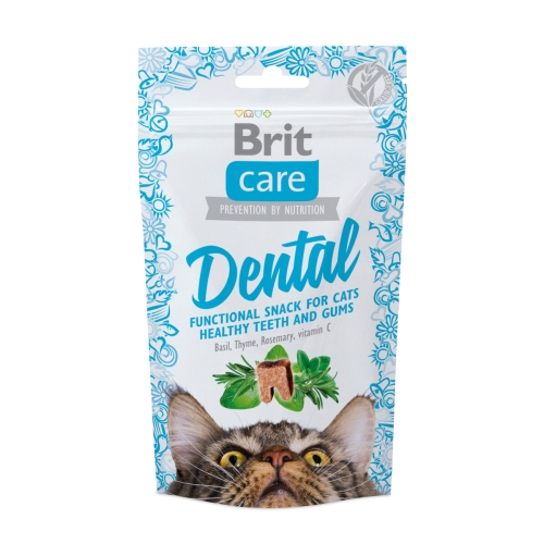 BRIT CARE DENTAL SKANĖSTAI KATĖMS DANTŲ PRIEŽIŪRAI, 50 G