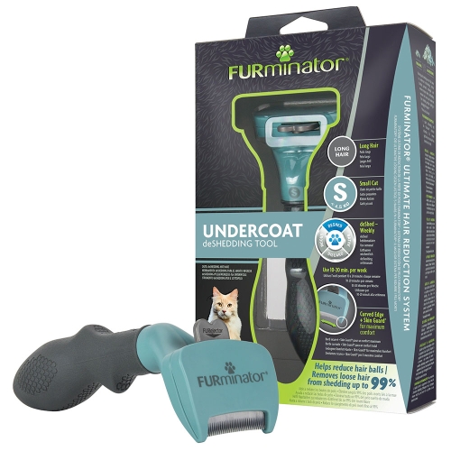 Furminator poplaukio šukavimo įrankis ilgaplaukėms katėms, S