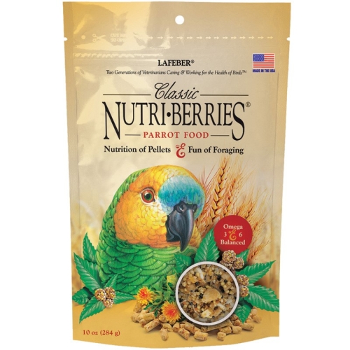 Nutri-Berries Classic maistas įvairioms papūgoms, 284 g
