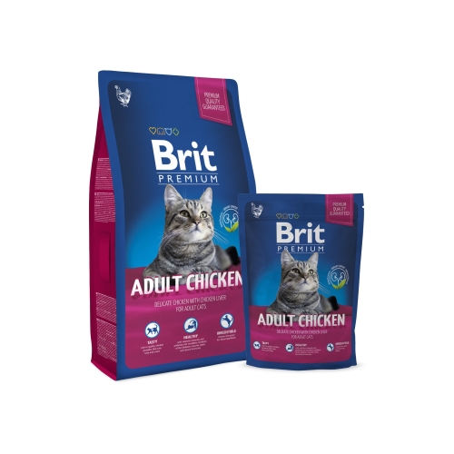 Brit Premium sausas maistas katėms, višt. 1,5kg