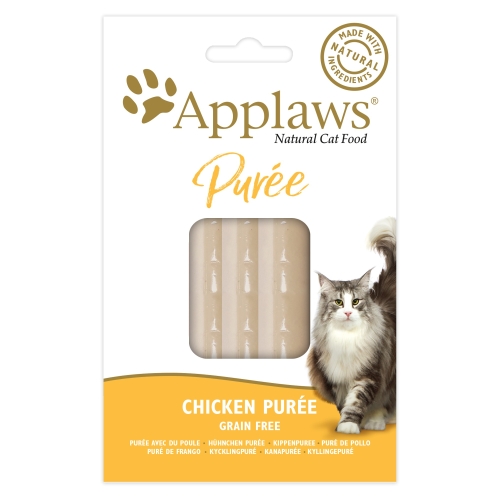 Applaws vištienos tyrės užkandis katėms, 7 g x 8