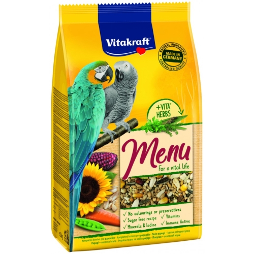 Vitakraft Premium maistas papūgoms, 1kg