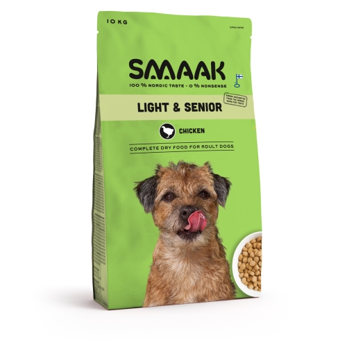 SMAAK sausas maistas senjorams šunims, su vištiena, 10kg