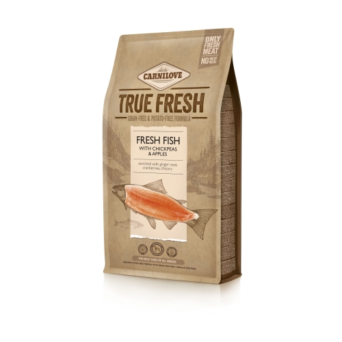 Carnilove True Fresh sausas maistas šunims su žuvimi, 1,4kg