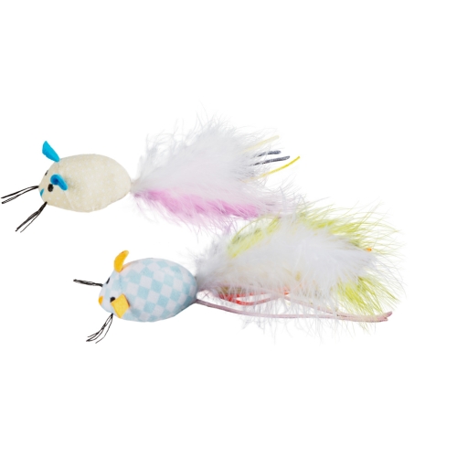 Little & Bigger Party pelytės su plunksnomis, 2 vnt.