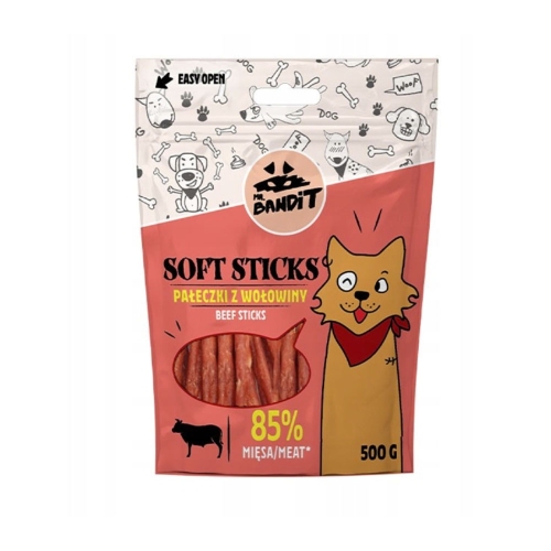 Mr. Bandit Soft Sticks jautienos lazdelės šunims, 500 g