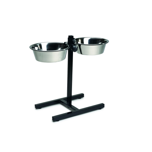 Beeztees H-Stand dubenėlių stovas, 2x2530 ml