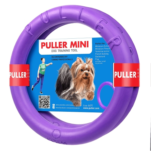 Collar Puller Mini žaislas šunims, 18 cm, violetinis