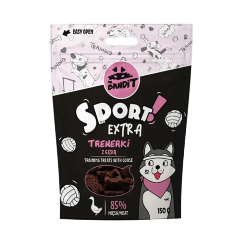 Mr. Bandit SPORT EXTRA treniruočių skanėstai su žąsiena 150g