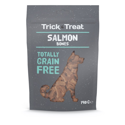 Trick&Treat grūdų neturintys skanėstai šunims – su lašiša, 140g