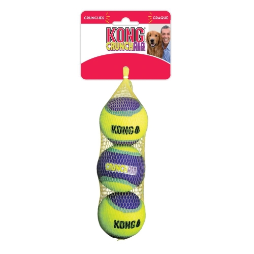 Kong CrunchAir Ball kamuoliukai šunims, M dydžio, 3 vnt.