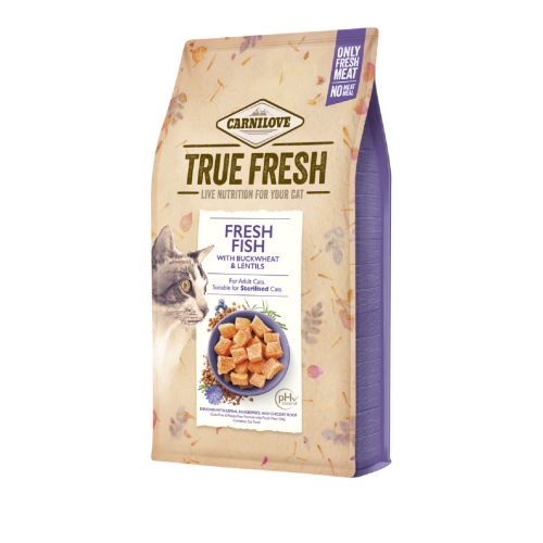 Carnilove True Fresh maistas katėms su žuvim, 1,8kg