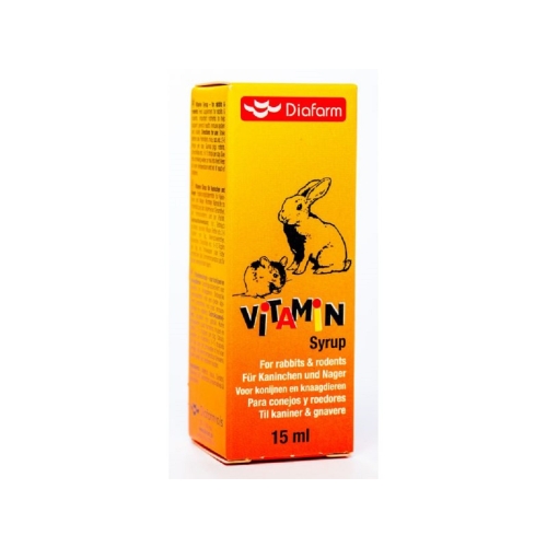 Diafarm vitaminų sirupas triušiams ir graužikams, 15 ml