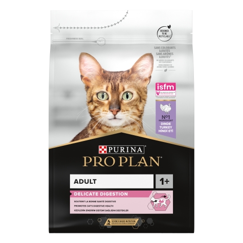 Pro Plan Delicate sausas maistas katėms su kalakutiena, 3 kg