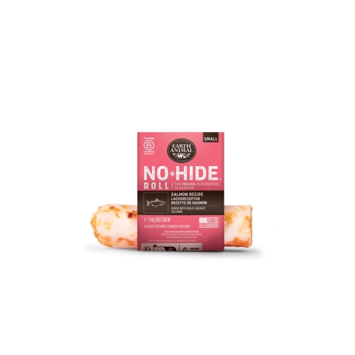 No-hide skanėstas šunims - kramtomoji lazdelė su lašiša, S dydžio