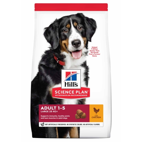 Hill´s Science Adult Large Breed maistas su višt. 14kg