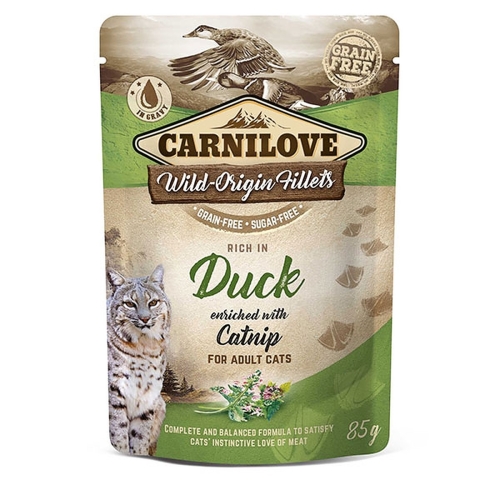 Carnilove konservai katėms su antiena, 85 g