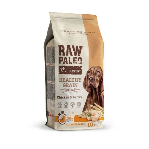 Raw Paleo Healthy Grain Adult sausas maistas šunims su vištiena,10 kg