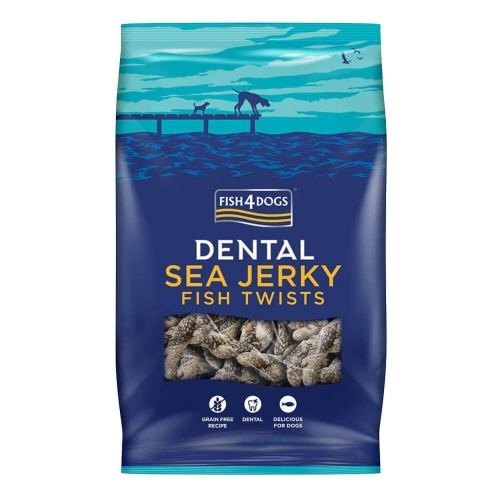 Fish4Dogs sea jerky fish twists skanėstas šunims 100 g