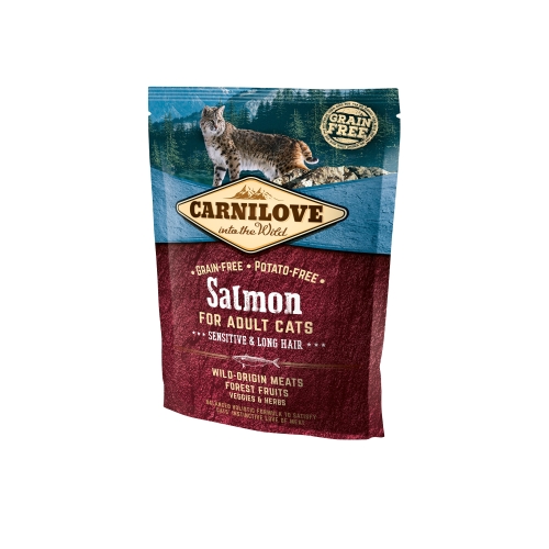 Carnilove Sensitive maistas katėms su lašiša, 400 g