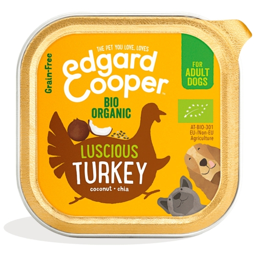 Edgard Cooper konservai šunims su organine kalakutiena, 100g