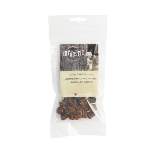 Eat Rustic natūralus skanėstas šunims – džiovinta ėriena, 100 g