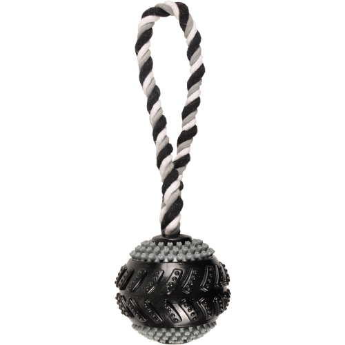 Flamingo Gladiator guminis kamuoliukas su virve