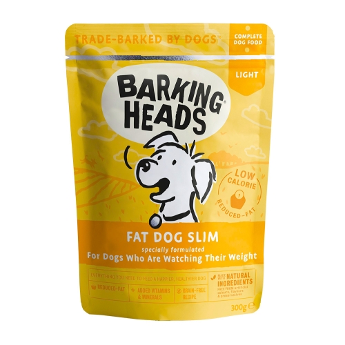 Barking Heads Fat Dog Slim vištienos konservai šunims su višt., 300g