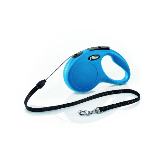 Flexi Classic automatinis virvinis pavadėlis, S/5 m, mėlynas