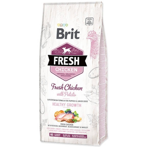 Brit Fresh maistas šuniukams su višt. 2,5kg