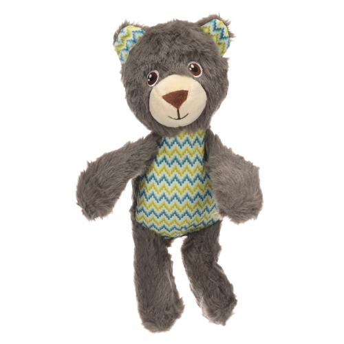 Flamingo Drala Bear žaislas šunims-meškiukas, 28cm, pilkas