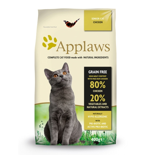 Applaws maistas katėms senjorėms su vištiena, 400 g