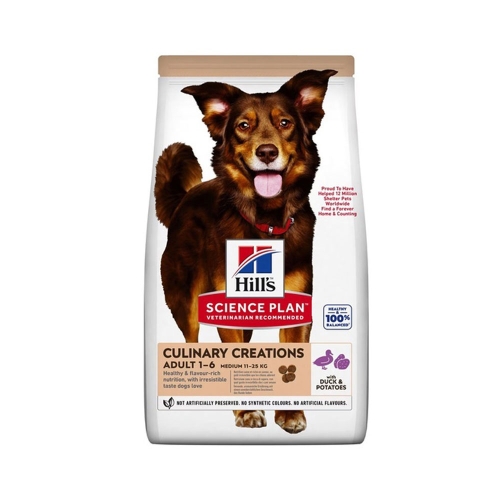 Hill's Science Plan Culinary Creations maistas šunims su antiena, 14kg