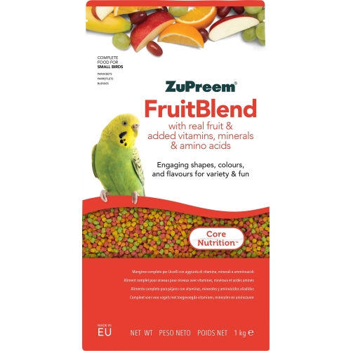 Zupreem FruitBlend granulės paukščiams, 1 kg