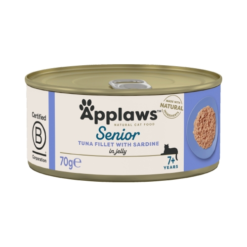 Applaws konservai katėms senjorėms su tunu ir sardine, 70 g