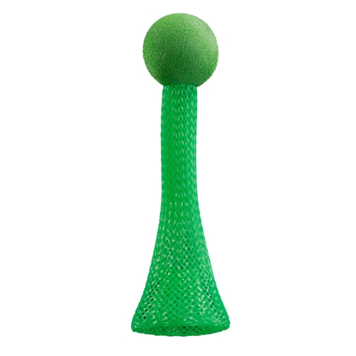 Little & Bigger žaislas katėms lazdelė su LED lempute, žalia, 12,5 cm