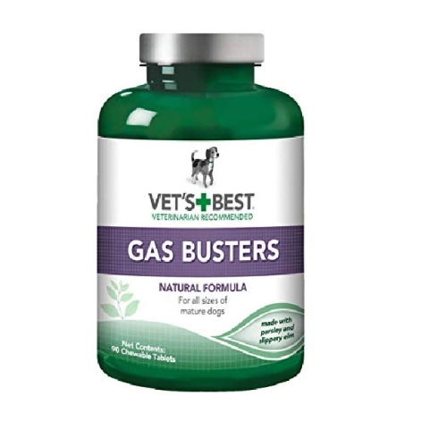 Vets Best Gas Busters tabletės šunims, 90vnt