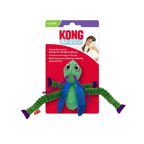 KONG Crackles Grasshopper žaislas katėms žiogas