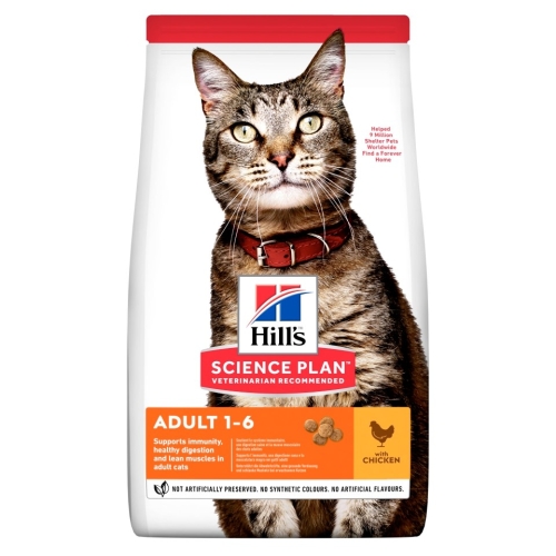 Hill’s SP Feline Adult Chickenmaistas katėms 10 kg