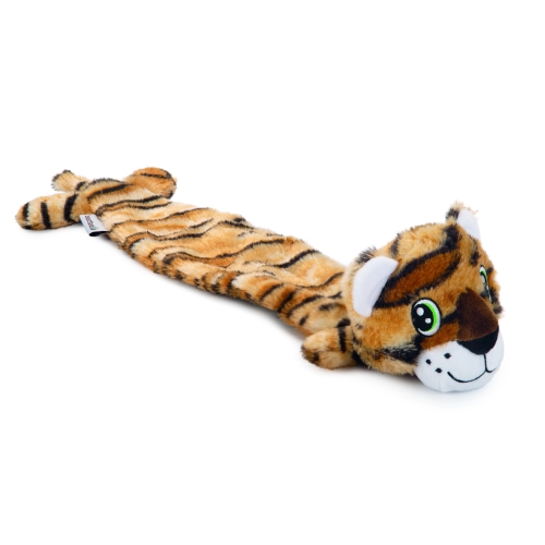 Beeztees Flatinos Tiger žaislas šunims 53 cm, rudas
